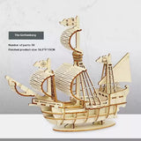 3D Wooden Puzzle for Kids - Educational DIY Model Toy for Boys & Girls