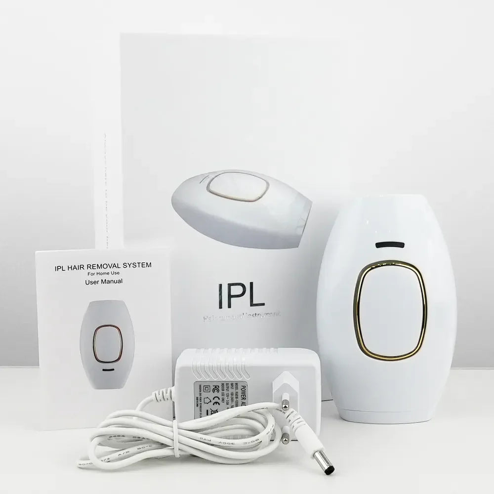 Professional IPL Hair Removal Device for Women & Men – Painless Permanent Hair Reduction for Face & Body