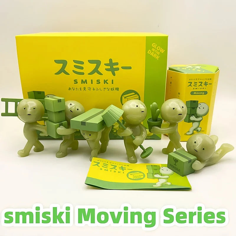 Glow-in-the-Dark Smiski Mystery Blind Box – Cute Collectible Action Figure for Desks & Gifts
