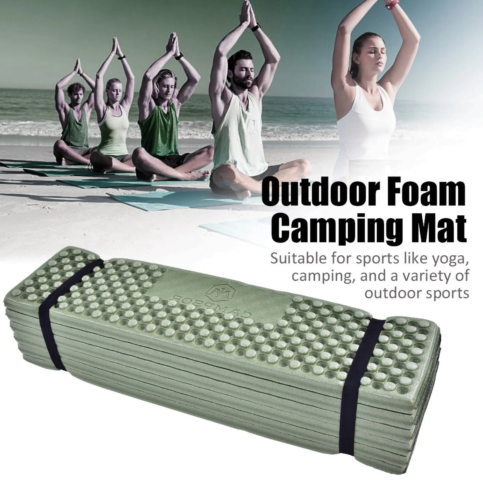 Ultralight Folding Foam Camping Mat for Outdoor & Yoga Use