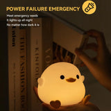 🦆 Cute Duck Night Light – Soft, Rechargeable, and Touch-Controlled! 🦆