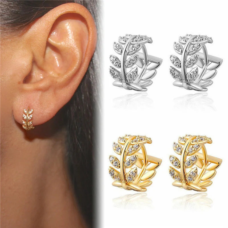Trendy Geometric Hoop Earrings for Women – Fashion Metal Alloy Statement Jewelry