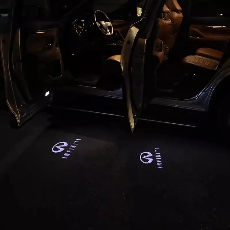 Infiniti Logo LED Door Projector Lights – Ghost Shadow Welcome Lights (2-Piece Set)
