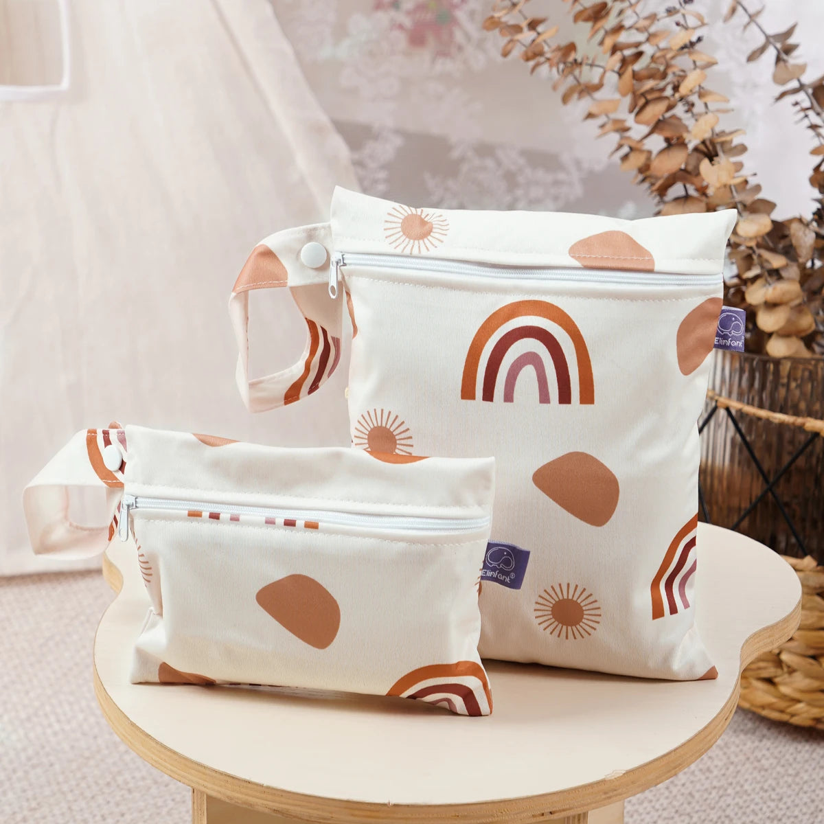 Waterproof Baby Wet Bag Set for Diapers and Essentials – Portable & Eco-Friendly