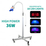 Professional 36W LED Teeth Whitening Machine with Adjustable Timer & Cooling Fan