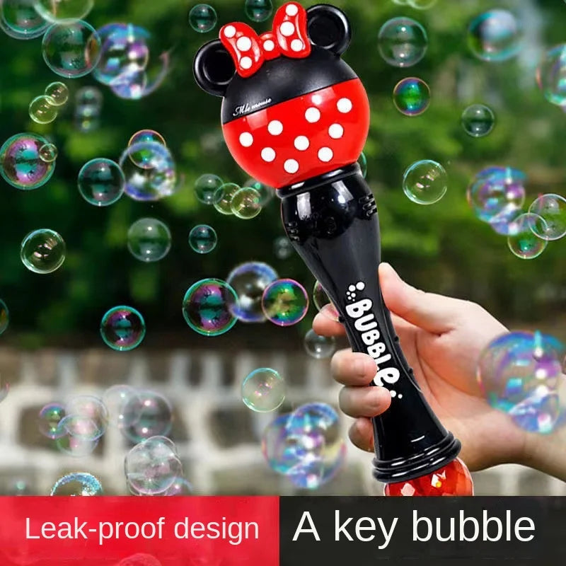 Mickey Mouse Bubble Machine - Electric Bubble Blower Toy for Kids
