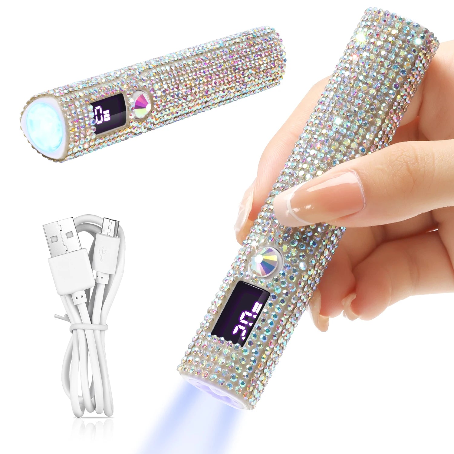 Portable Mini UV Nail Lamp – Handheld LED Nail Dryer for Gel Nails