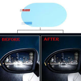 2 piezas de película impermeable para espejo retrovisor de coche: ¡conduzca con seguridad bajo la lluvia y la niebla!