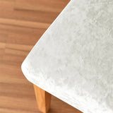 1 funda de tela brillante de terciopelo para silla: funda elegante y elástica para cualquier ocasión