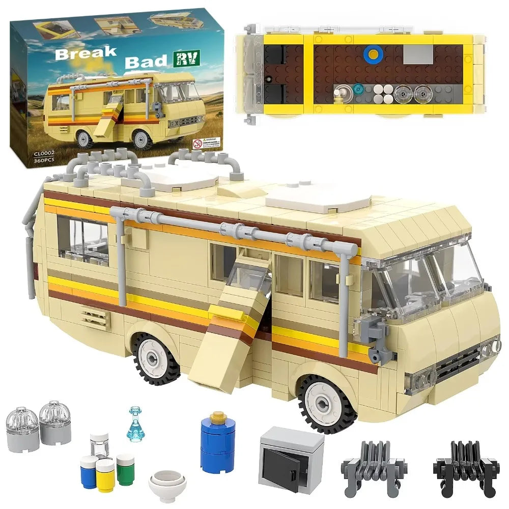 Breaking Bad RV Building Kit – 360-Piece Chemistry Lab Model Set