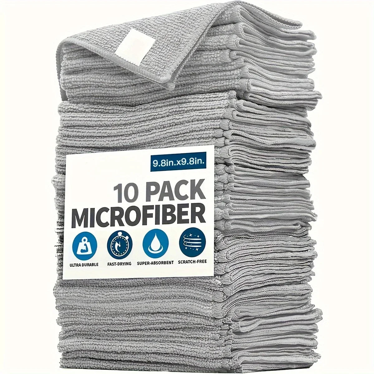 Premium Microfiber Kitchen Towels – Ultra-Absorbent & Streak-Free Cleaning Cloths
