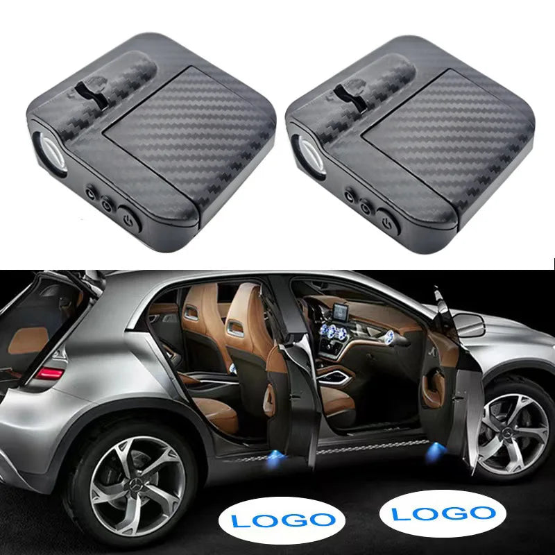 Wireless LED Car Door Welcome Lights - Custom Logo Projector for Mercedes, BMW, Toyota & More