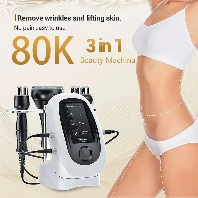 40K Ultrasonic Cavitation Slimming & RF Body Shaping Machine for Home Use