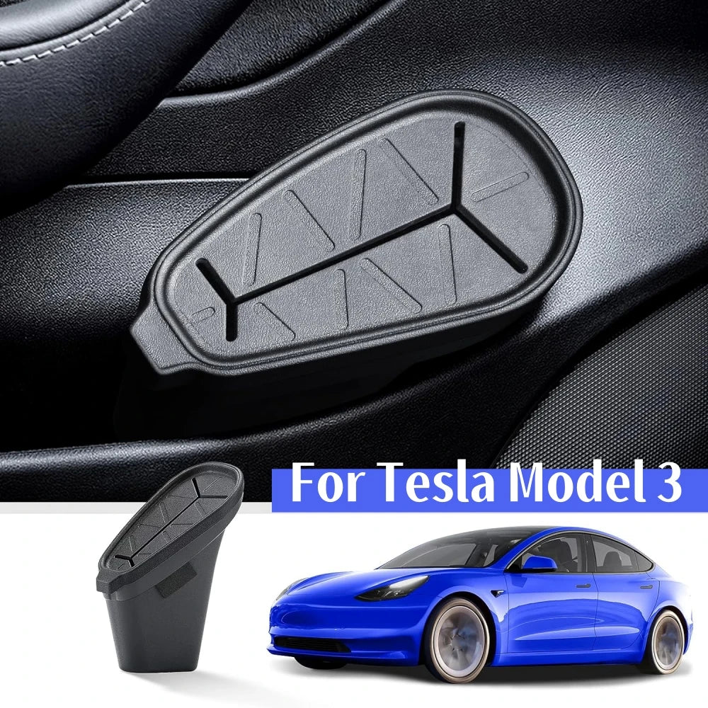 Tesla Model 3 Trash Can – Custom-Fit Side Door Storage & Garbage Bin