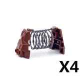 Military DIY Roadblock Bricks Set - Compatible with Lego, Fun and Creative Kids' Gift