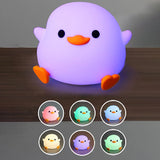 🦆 Cute Duck Night Light – Soft, Rechargeable, and Touch-Controlled! 🦆