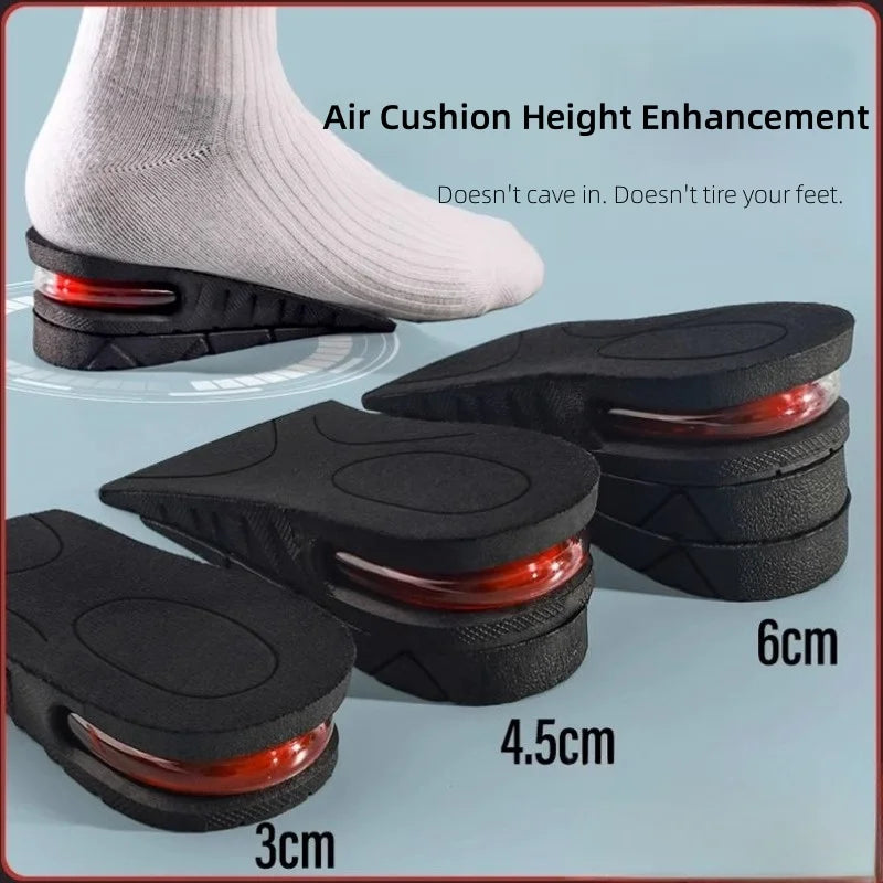 Height Increase Insoles – 3cm to 6cm Lift Inserts for Men & Women