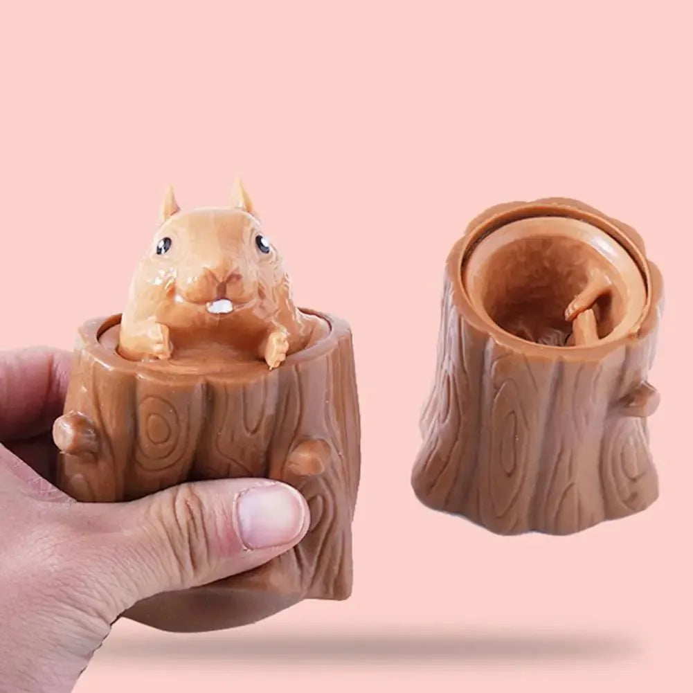 Telescopic Squirrel Silicone Stress Relief Toy
