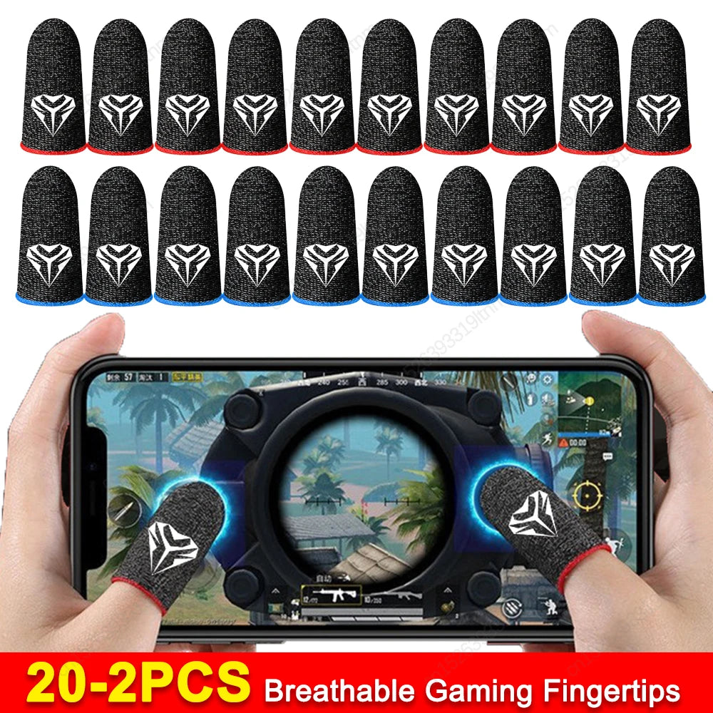 Gaming Finger Sleeves for PUBG Mobile - Ultra-Thin Touchscreen Gloves for Mobile Gaming