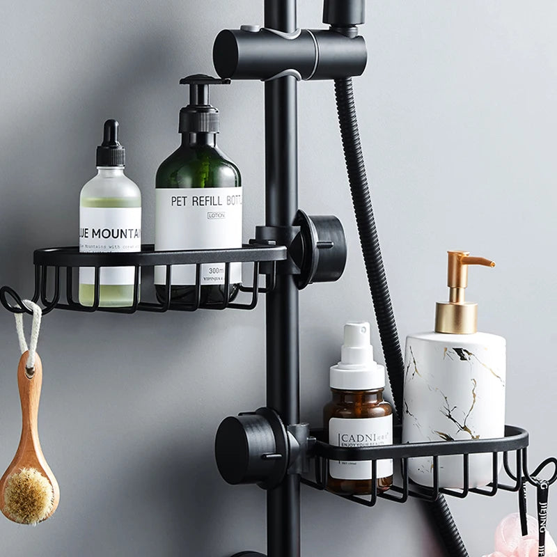 Wall-Mounted Shower Shelf – Space-Saving Bathroom Organizer