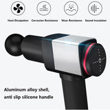 High-Power Professional Massage Gun for Deep Tissue Muscle Relief with 6 Heads & Long Battery Life