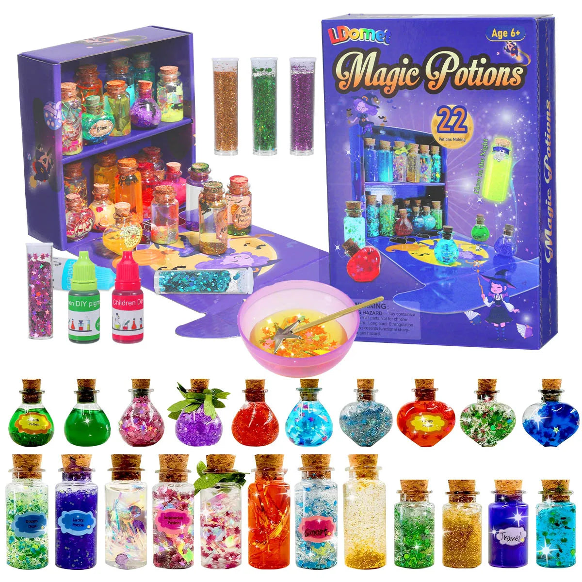 Enchanted Potion Making Kit for Kids - Glowing Science Experiments & Magic Crafts