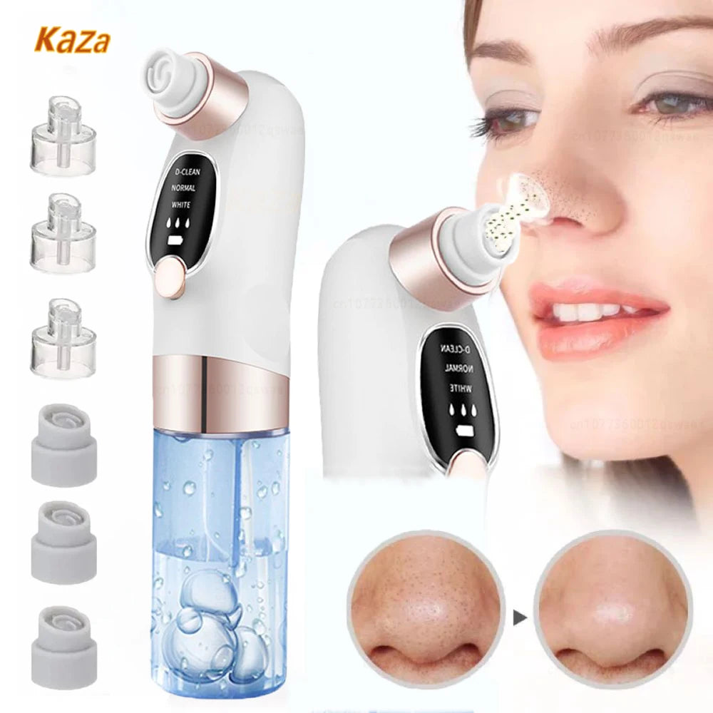 Electric Blackhead Remover & Pore Vacuum – USB Rechargeable Acne & Skin Cleaner with Water Cycle Function