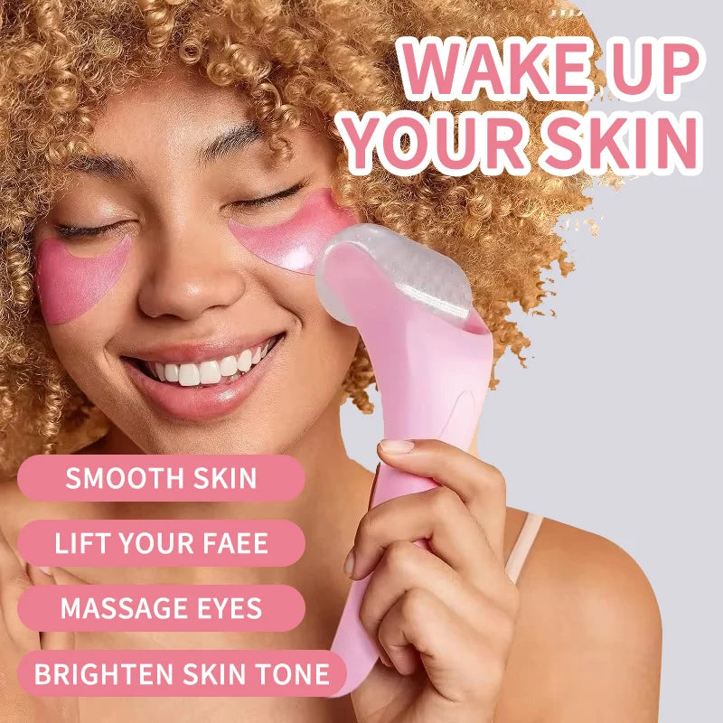 Cryotherapy Ice Roller & Gua Sha Set - Puffiness Relief & Facial Rejuvenation Kit