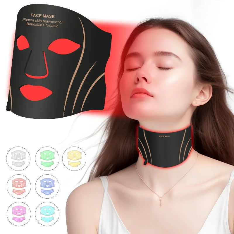 LED Skin Rejuvenation Light Therapy Mask – Anti-Aging, Acne Removal & Skin Tightening Device