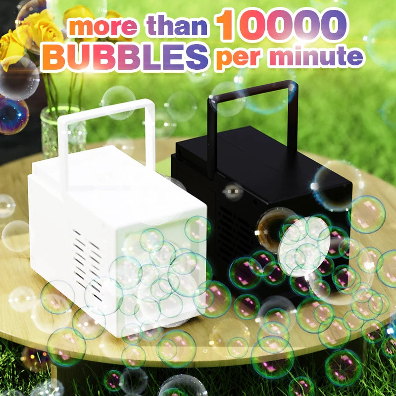 Durable ABS Plastic Bubble Machine for Kids – No Battery, Leak-Proof, Safe Fun for Toddlers