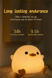 🦆 Cute Duck Night Light – Soft, Rechargeable, and Touch-Controlled! 🦆