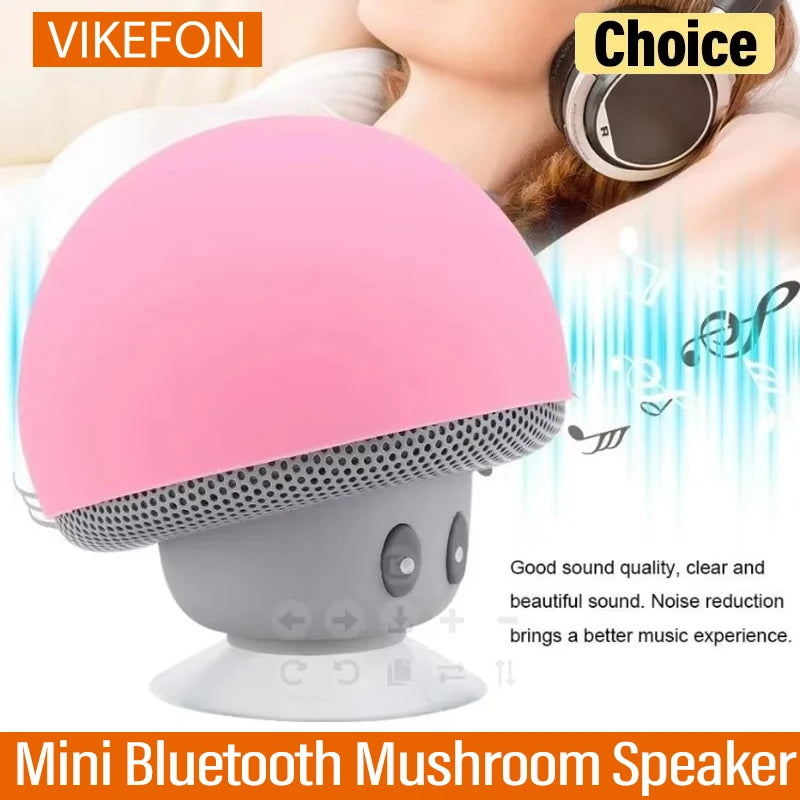 Portable Waterproof Bluetooth Speaker with Phone Holder and Clear Sound