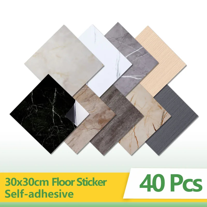 Modern PVC Floor & Wall Stickers - Stylish Tile Decals for Home, Bathroom, Kitchen, and More