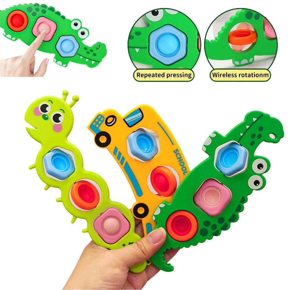Sensory Fidget Toys for Kids - Finger Press Stress Relief & Motor Skills Development