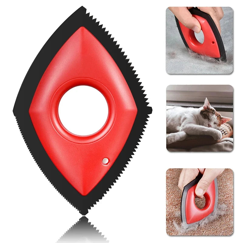 Multi-Mode Pet Hair Remover Brush – 4-in-1 Reusable Grooming Tool for Efficient Fur Cleanup