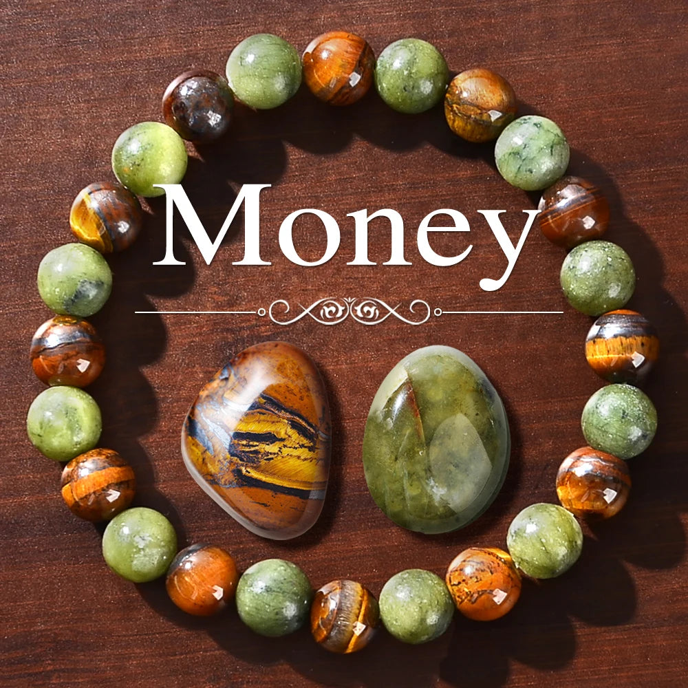 Prosperity & Abundance Natural Stone Healing Bracelet