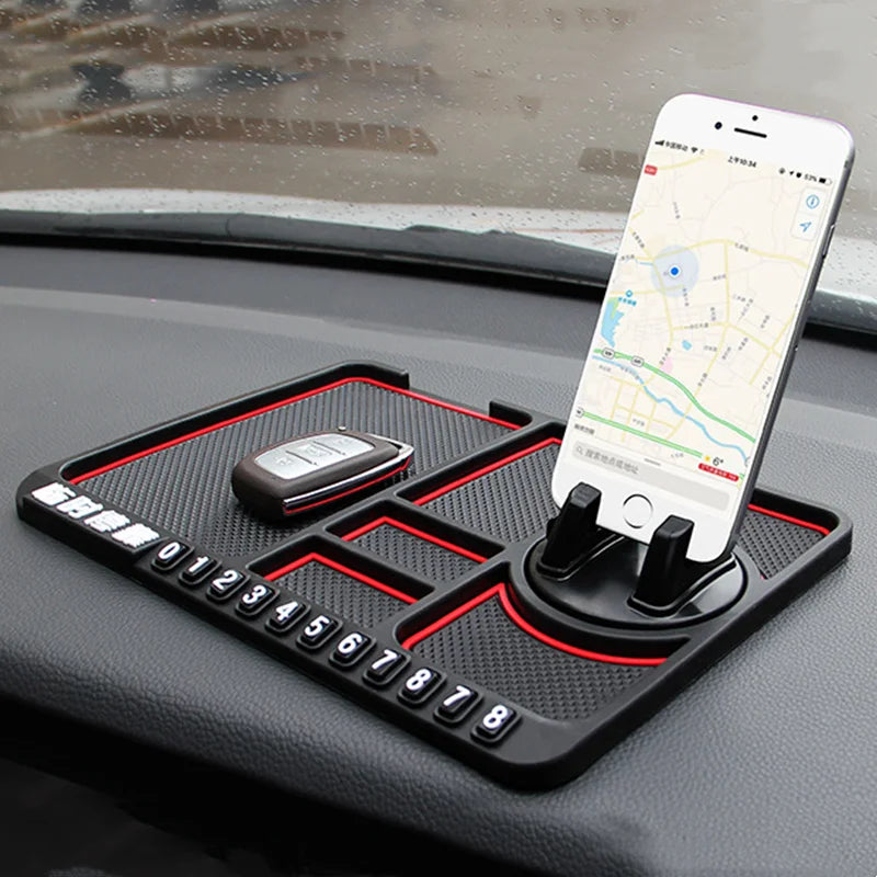 Multi-Functional Anti-Slip Car Dashboard Mat – Secure Your Essentials!