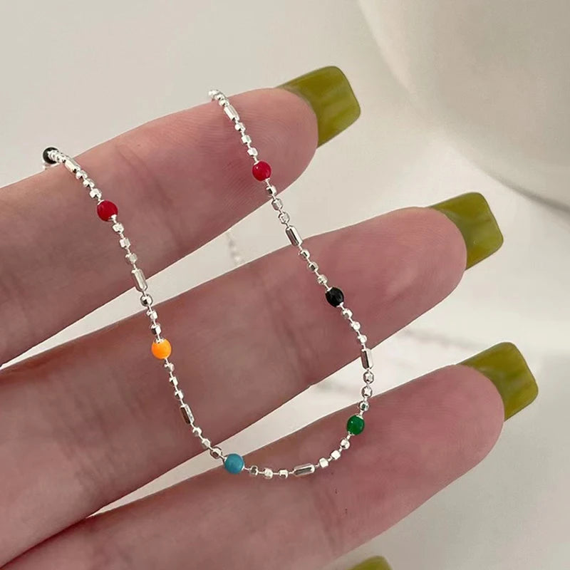 Pulsera de plata de ley 925 con dijes para mujer: diseño redondo clásico, ideal para regalos y ocasiones especiales