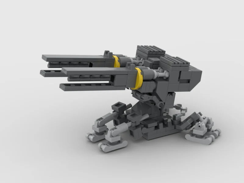 Futuristic Spaceship Building Blocks – Sci-Fi Weapon Module DIY Kit