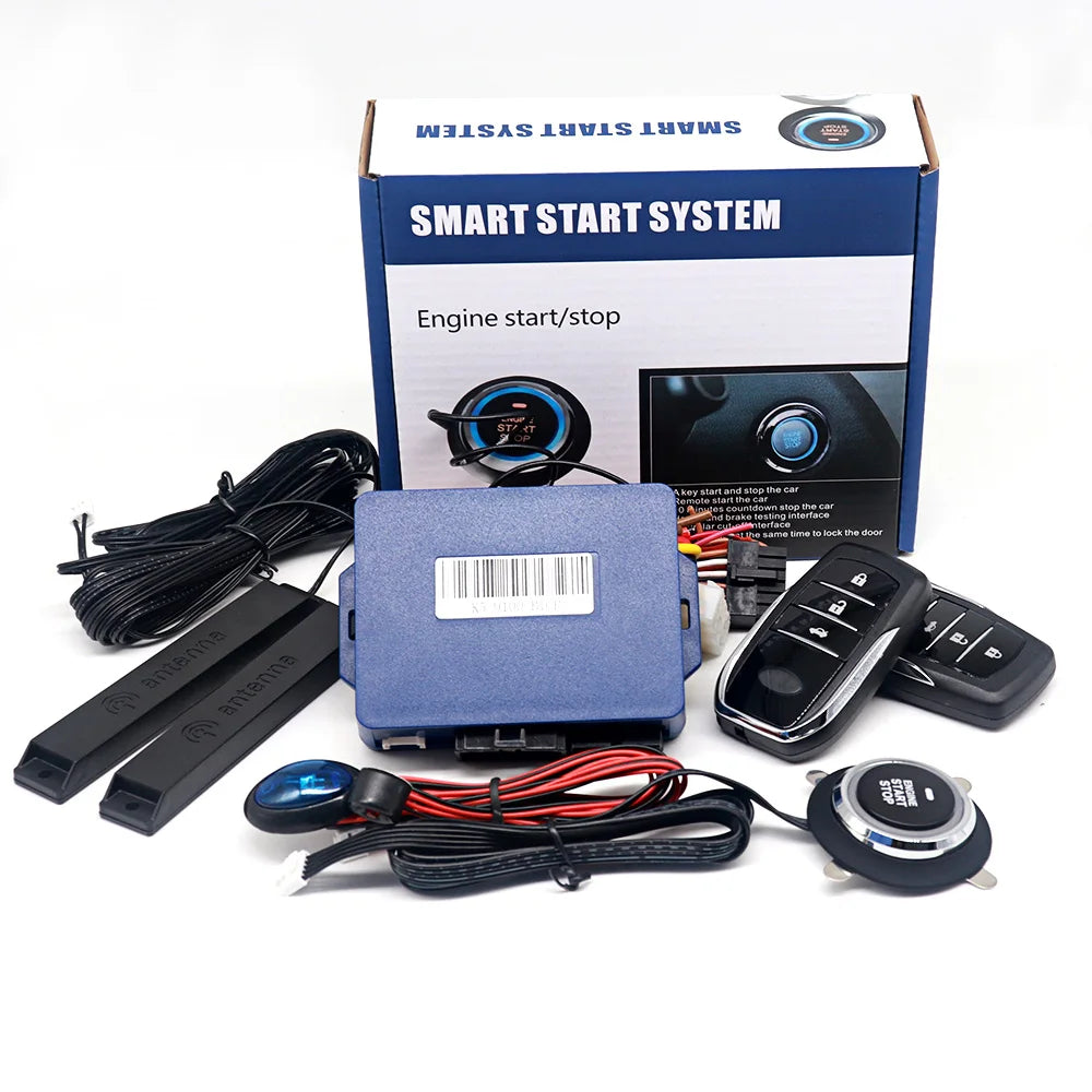 Universal Car Remote Start & Keyless Entry System with Engine Lock, Mobile App Control, and Anti-Theft Features
