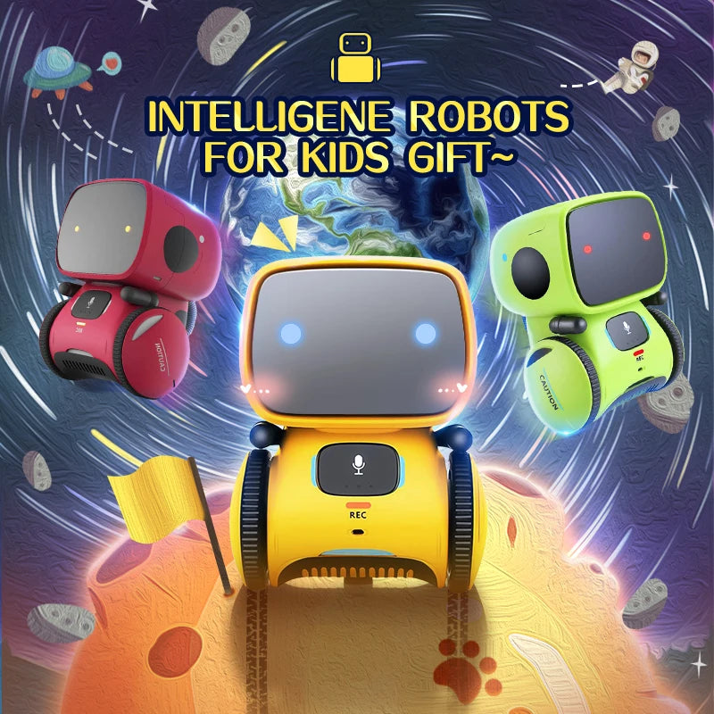 Interactive Smart Toy Robot for Kids – Talking, Dancing, Music & Remote-Controlled Companion