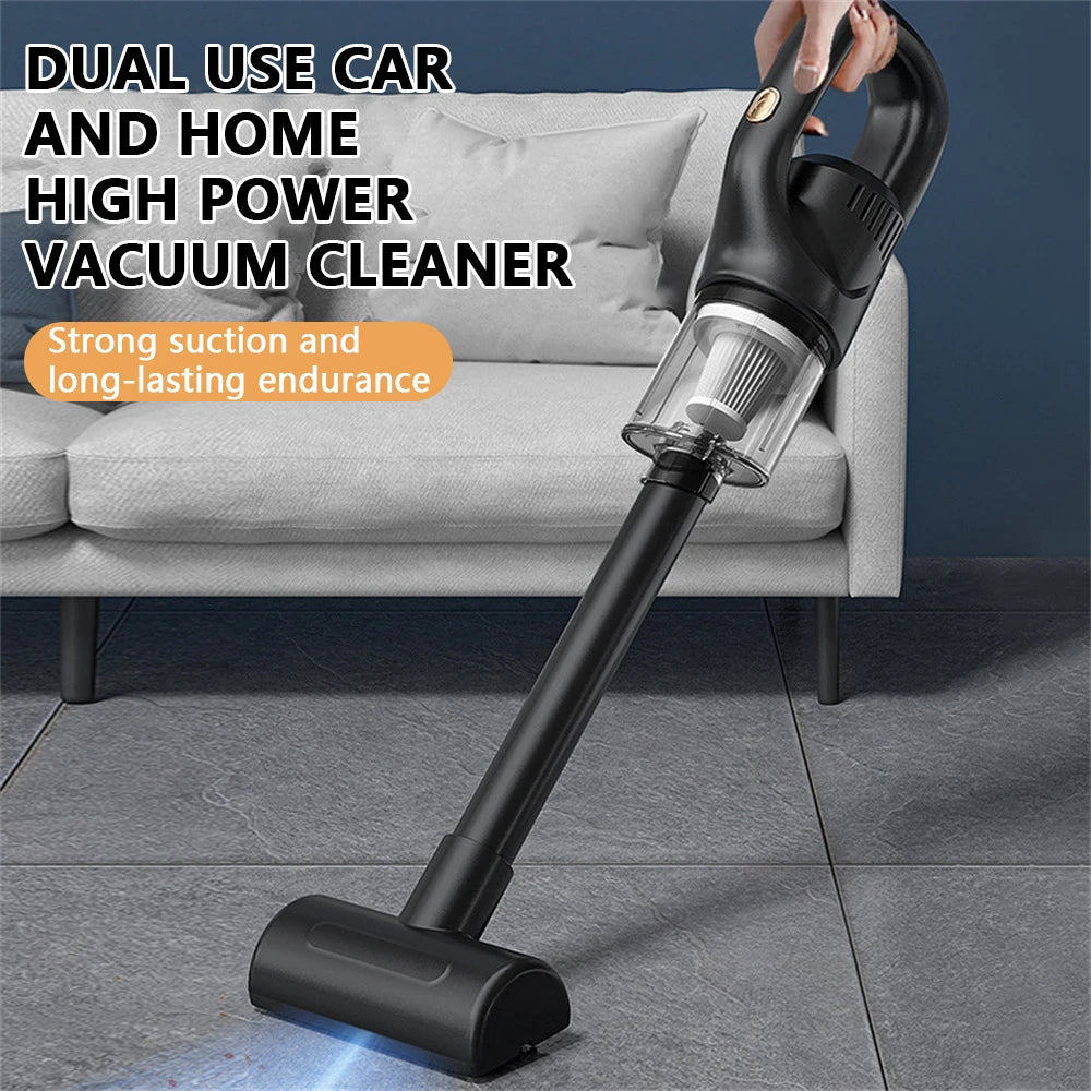 Wireless Handheld Vacuum Cleaner – Powerful Suction, Rechargeable & Cordless for Home, Car & Pet Hair
