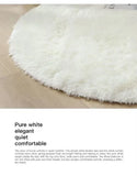 Plush Round Carpet – Soft, Fluffy, and Elegant Home Décor for Any Room