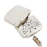 Reusable Silver Metal Hand Warmer – Long-Lasting Portable Heat for Camping, Skiing & Outdoor Use