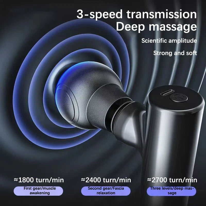 Mini Fascia Massage Gun for Deep Tissue Muscle Relief