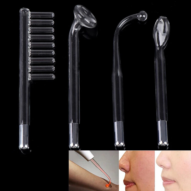 High Frequency Glass Tube Electrode for Facial Skin Tightening & Cleansing