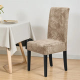 Velvet Dining Chair Covers – Stretchable Jacquard Slipcovers for Home & Events