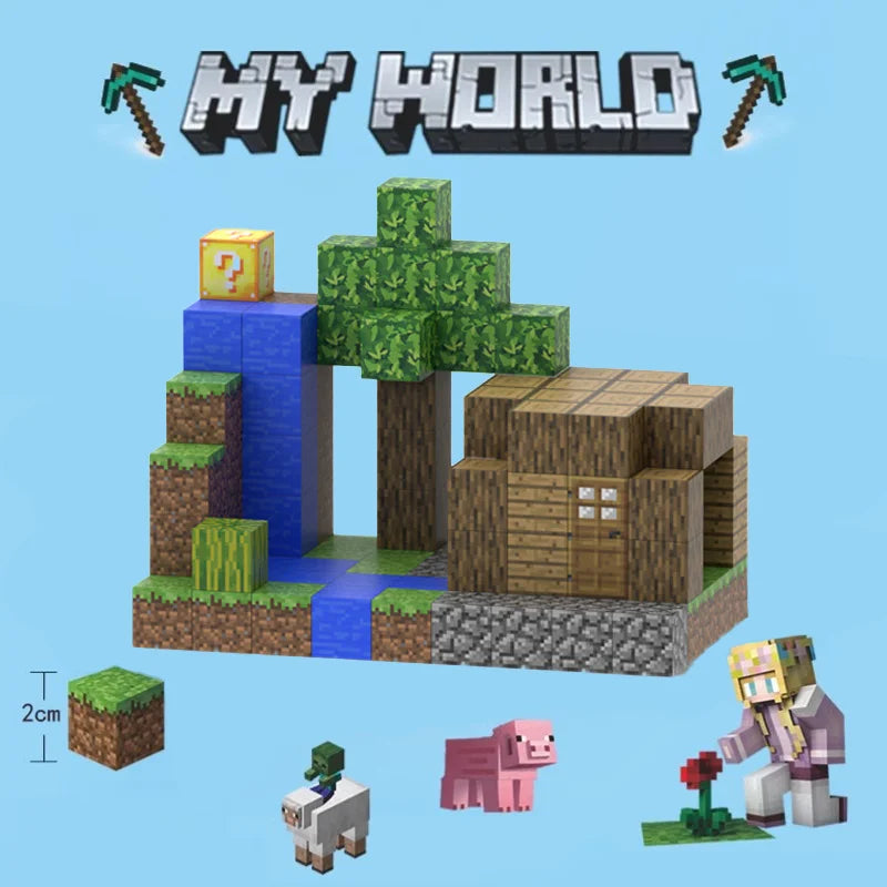 110-Piece Magnetic Building Blocks Set – STEM Educational Construction Toy for Kids 3+