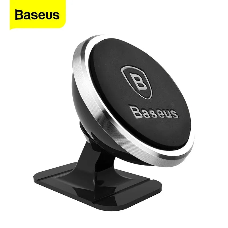 Baseus Magnetic Car Phone Holder – Secure Mount, 360° Rotation, Universal Compatibility