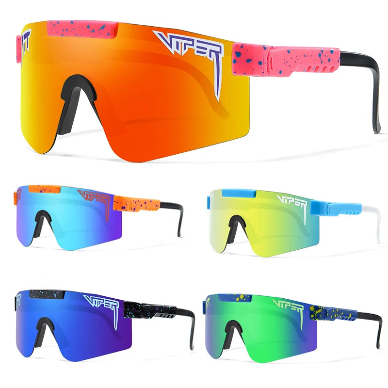 Pit Viper-Style Cycling Glasses – UV400 Protective Sports Sunglasses for Men & Women